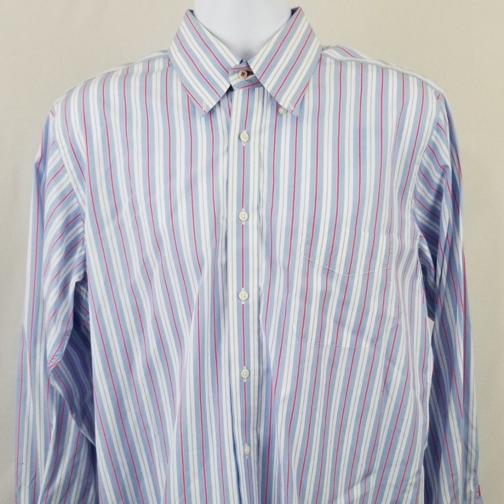 J MCLAUGHLIN Striped Button Front Long Sleeve